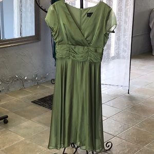 Connected Apparel Green Apple Dress